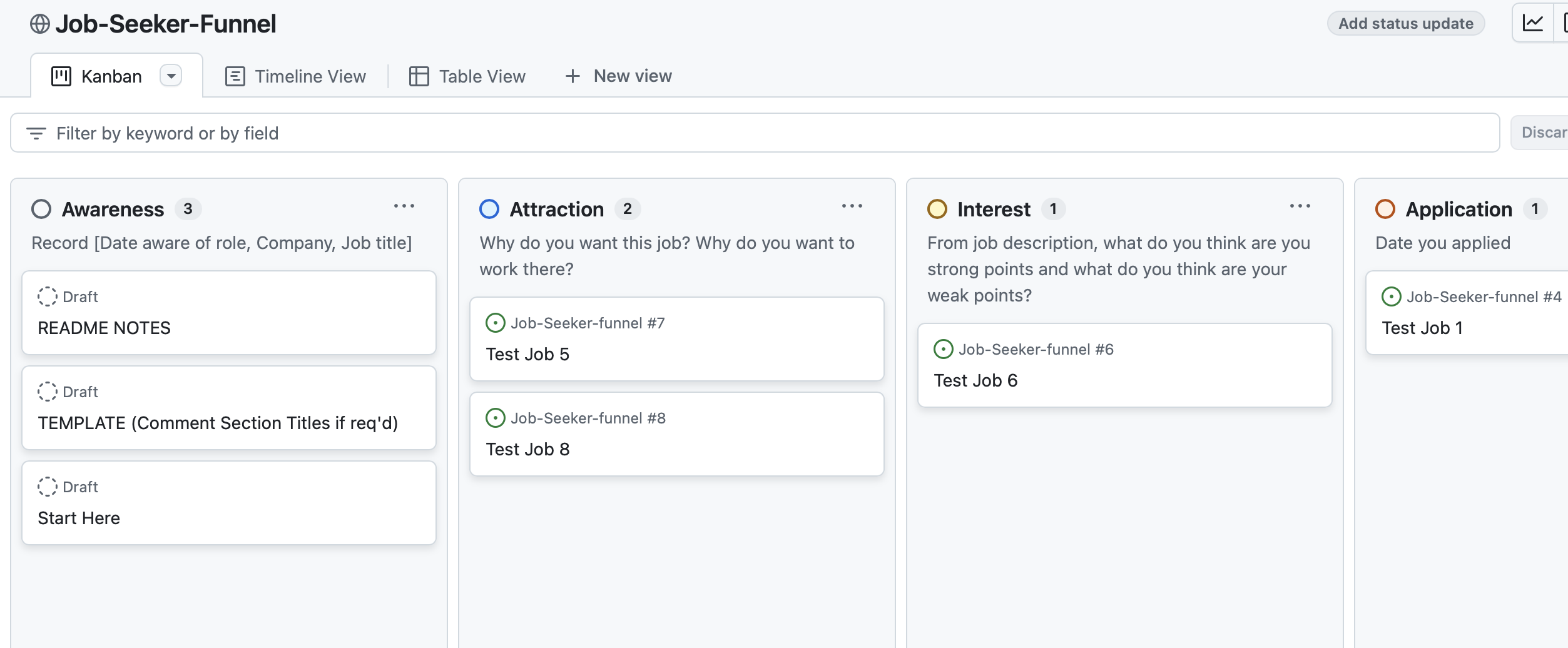 Job Application Tracking - v2